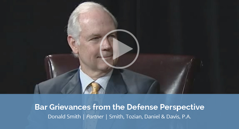 Donald Smith, partner of Smith, Tozian, Daniel & Davis, P.A. explains