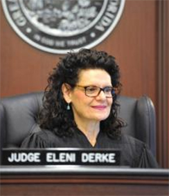 Judge Eleni Derke headshot