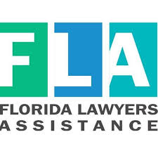Florida Lawyers Assistance logo with the letters F, L, and A capitalized with a blue/teal color scheme.