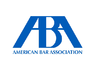 FLAYLD American Bar Association logo, the letters A, B and A in blue