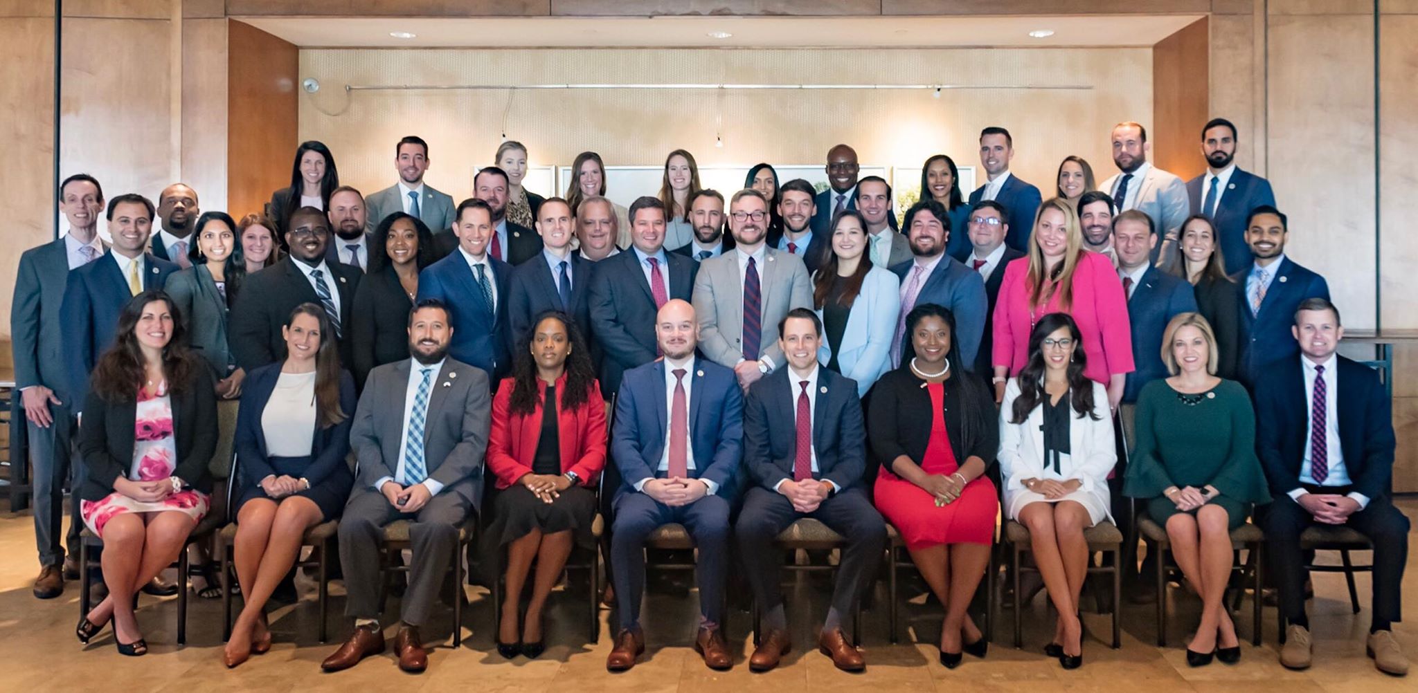 2019-20 Board of Governors large group of Professional People Smiling and dressed in Business Suits, Dresses